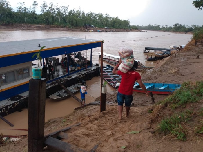 Comunidade do Parque Estadual Chandless recebe apoio humanitário da Secretaria do Meio Ambiente e SEASDH no pós-cheia