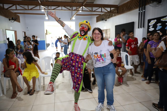 Educação leva o Núcleo MultiArte ao Programa Acre Pela Vida na Escola Santa Maria II