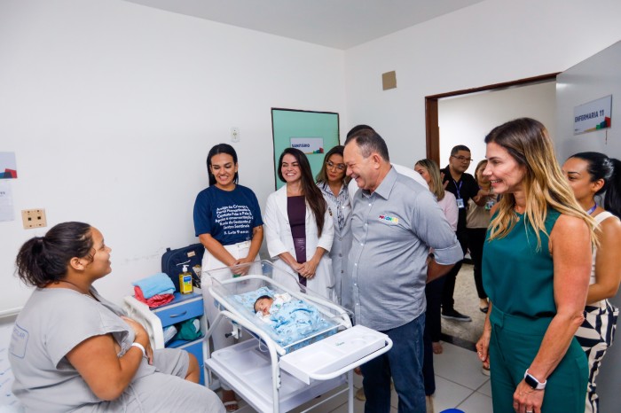 - Governador Carlos Brandão vistoriou unidades da rede estadual de saúde referência no atendimento materno-infantil em São Luís (Foto: Brunno Carvalho)