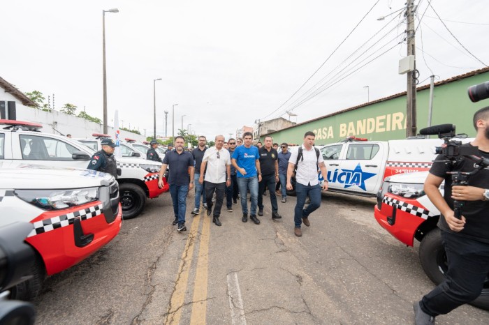 Cidade: Prefeito Tião Miranda acompanha Governador na entrega de viaturas em Marabá