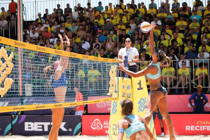 Contemplada pelo Bolsa Atleta, dupla capixaba vence segunda etapa do Circuito Brasileiro de Vôlei de Praia