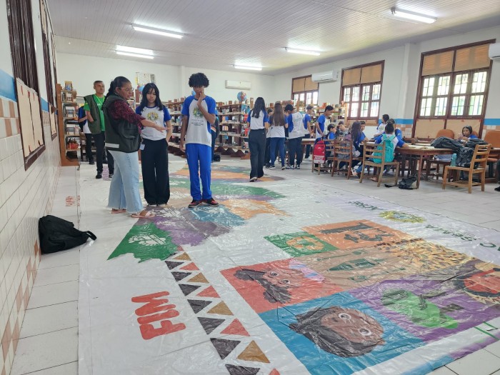 Governo promove ação em alusão ao Dia Mundial da Água para estudantes de escola pública