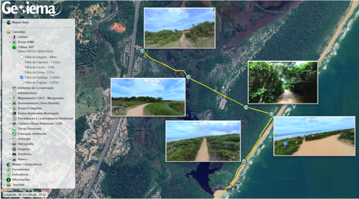 Iema lança primeira trilha virtual 360º do Parque Estadual Paulo Cesar Vinha