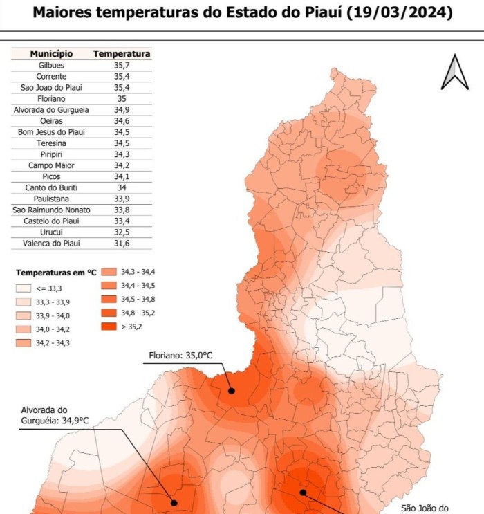 Semarh lança novo informe diário sobre altas temperaturas registradas no estado