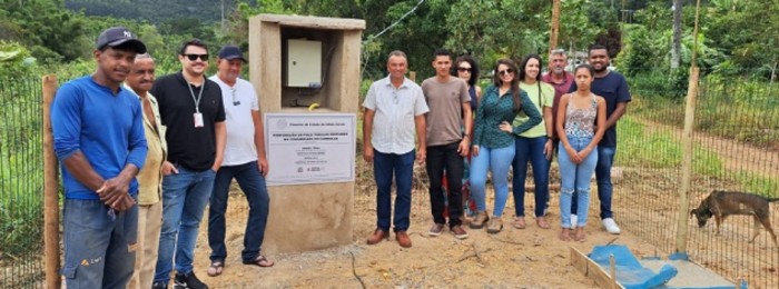 Comunidade rural em Diogo Vasconcelos é beneficiada com poço tubular para captação de água potável