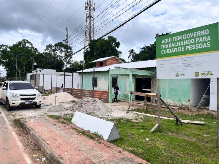Obras de adequação avançam na Delegacia de Rodrigues Alves