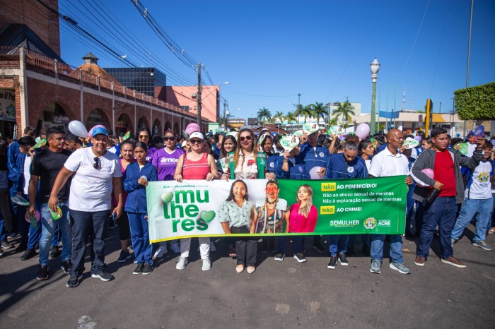 Em Cruzeiro do Sul, caminhada pela vida de todas as mulheres fortalece políticas públicas e o empoderamento feminino