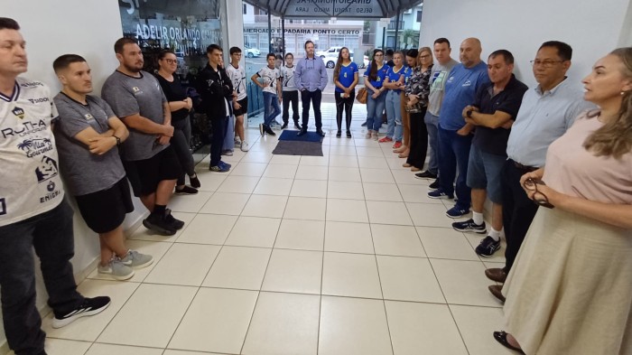 Presidente da Fesporte visita cidades do Oeste Catarinense