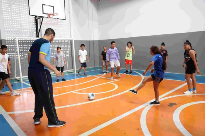 EE Augusto Carneiro investe em atividades esportivas para auxiliar o desenvolvimento de alunos surdos