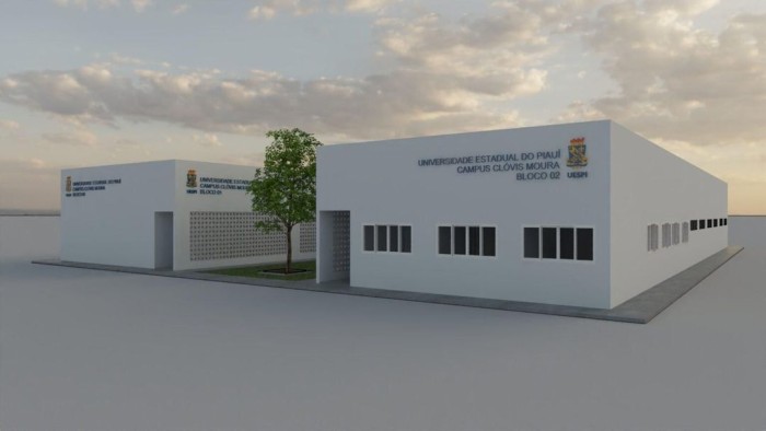 Uespi reforma biblioteca e constrói dois novos blocos no Campus Clóvis Moura