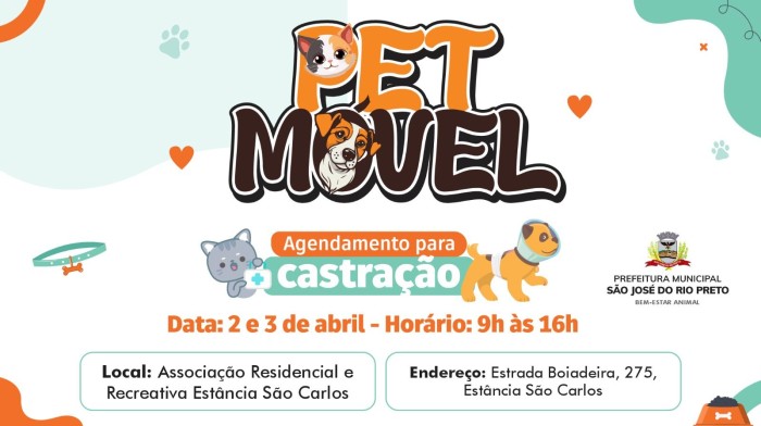 Pet Móvel atende Estância São Carlos
