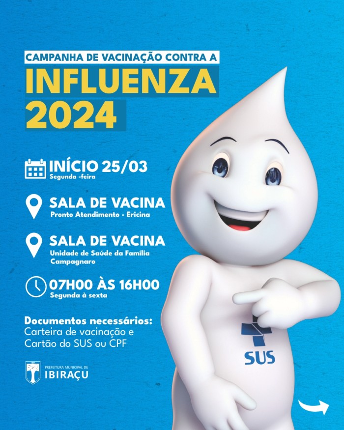 VACINAÇÃO CONTRA INFLUENZA