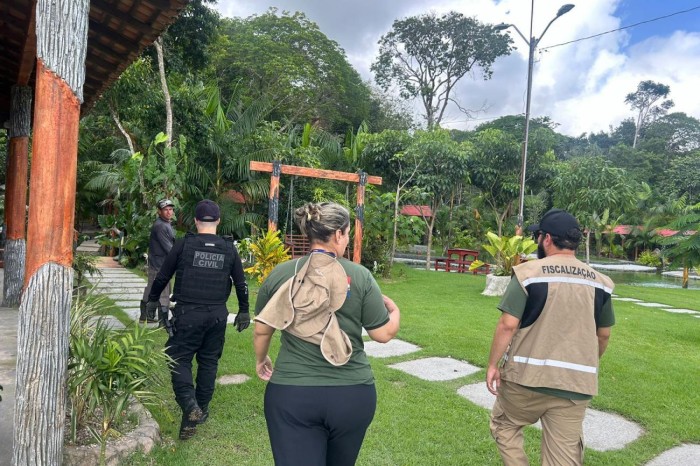 Polícia resgata animais silvestres mantidos como atração em São Caetano de Odivelas