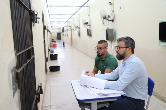 Unidade penitenciária de Tarauacá recebe atendimento da Defensoria Pública do Acre