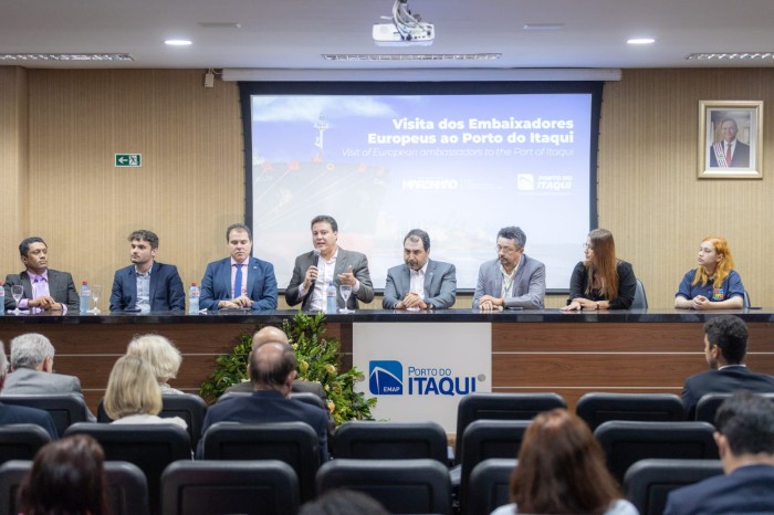 Em visita ao Itaqui, Governo do Maranhão apresenta potencialidades do estado a embaixadores europeus