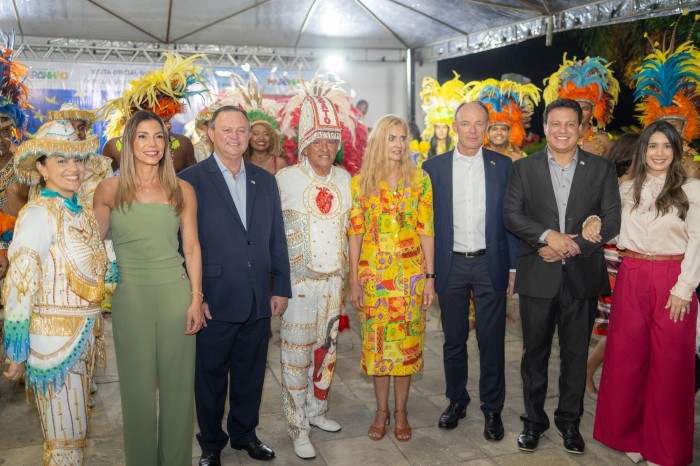 Governador Carlos Brandão recepciona embaixadores dos Estados-membros da União Europeia no Palácio dos Leões, em São Luís