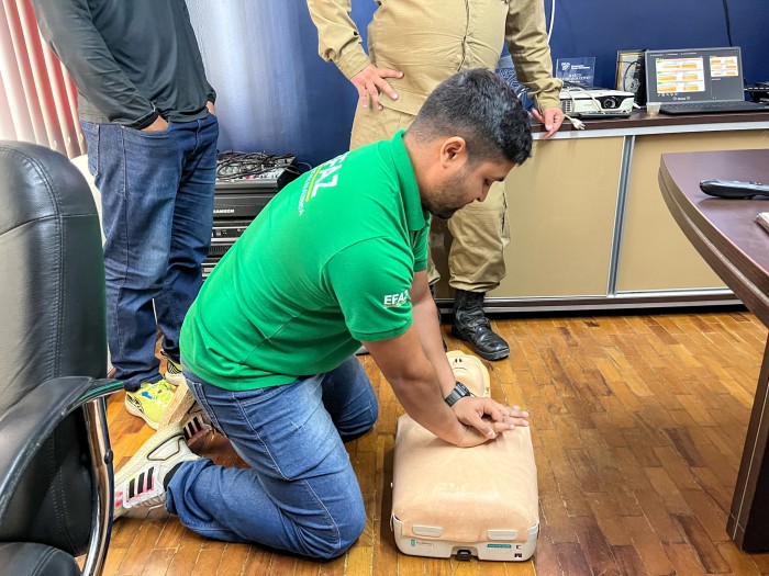 Sefaz realiza curso para formar equipe de brigadistas e de primeiros-socorros na instituição