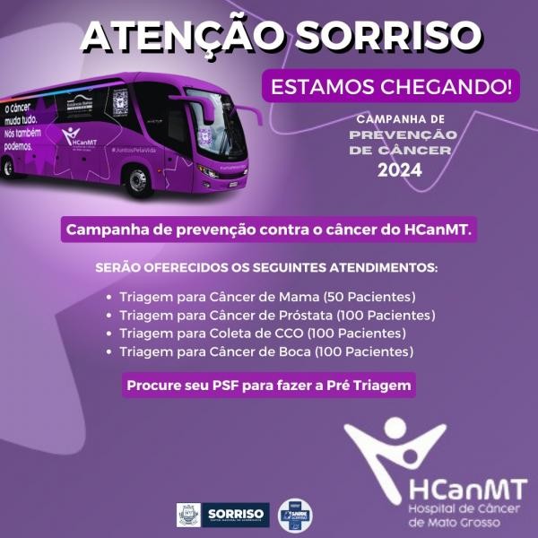 Foto: Reprodução/Prefeitura de Sorriso - MT