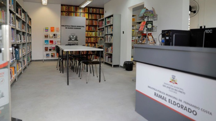 Cultura reabre Biblioteca do Eldorado após reforma e revitalização