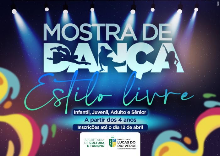 Inscrições para Mostra de Dança terminam nesta sexta-feira (12)