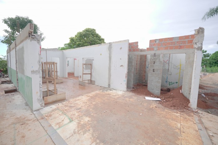 Obra da UBS Groslândia já está na etapa estrutural e alvenaria