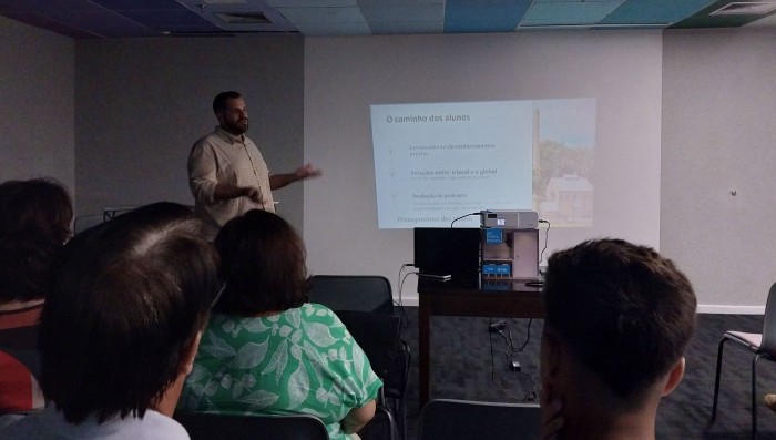 Projeto pedagógico 'Giro na História' é tema de palestra no IHGG