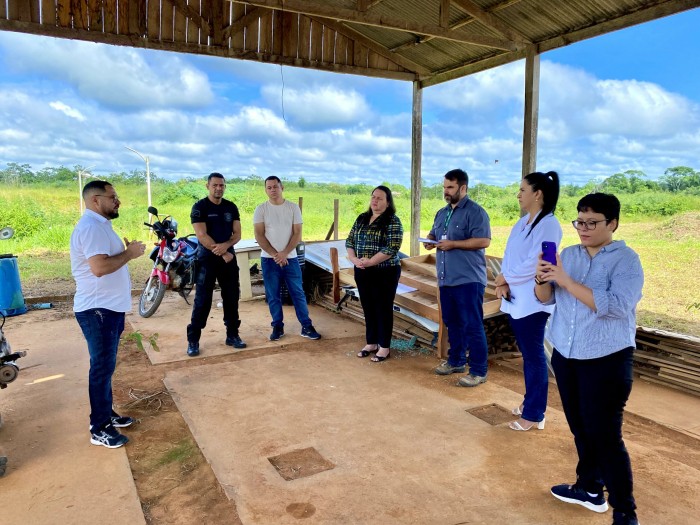 Iapen recebe equipe da Sead para visita técnica de avaliação de veículos para leilão