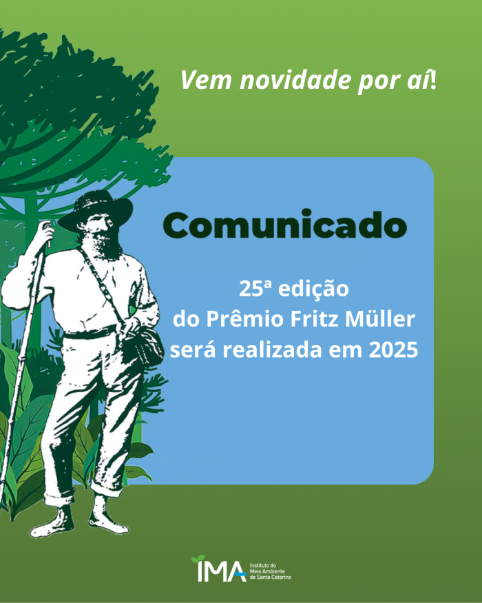 Prêmio Fritz Müller: próxima edição da premiação ambiental voltará reformulada em 2025