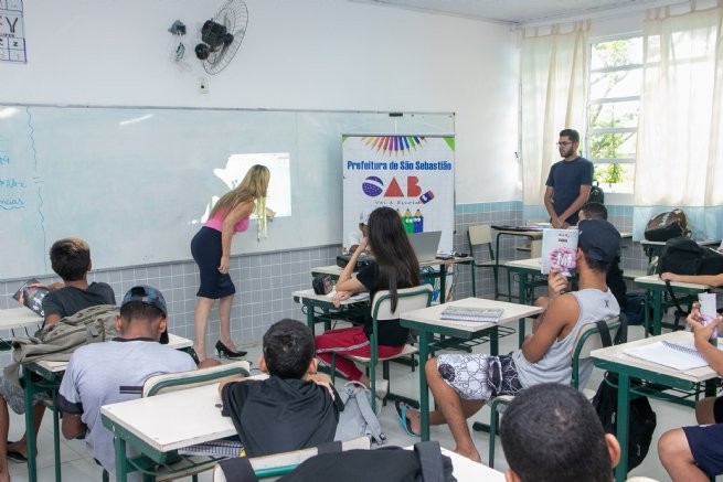 Educação de São Sebastião leva aprendizados sobre cidadania e direitos com projeto ‘OAB Vai à Escola’