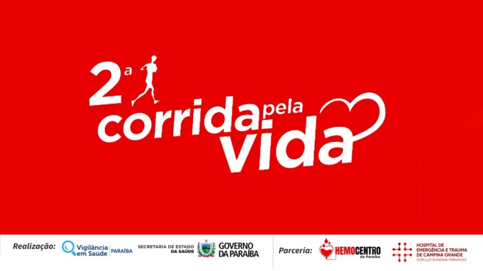 Governo do Estado realiza 2ª Corrida Pela Vida, em Campina Grande, neste domingo (14)