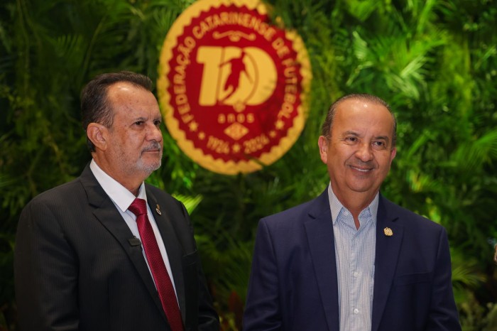 Jorginho Mello participa da comemoração dos 100 anos da Federação Catarinense de Futebol