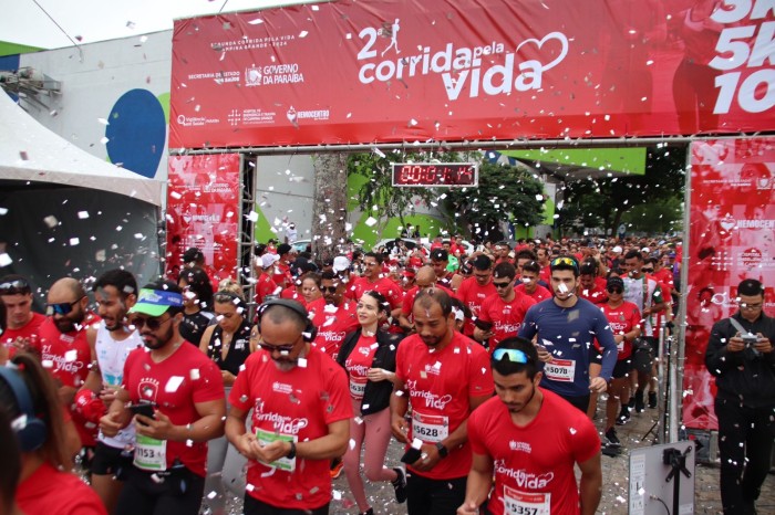 Segunda Corrida pela Vida atrai mais de mil inscritos neste domingo em Campina Grande