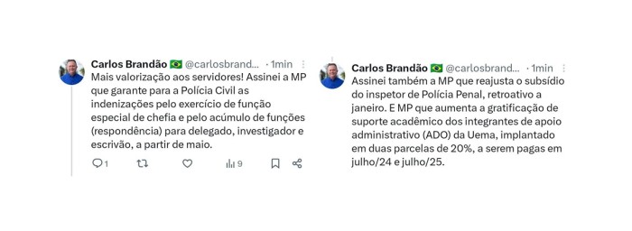 Governador Brandão anuncia assinatura de MPs que garantem valorização aos servidores do Estado