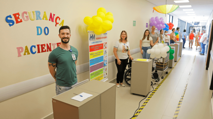 Hospital Municipal promove dinâmica 'Caminho da Segurança'