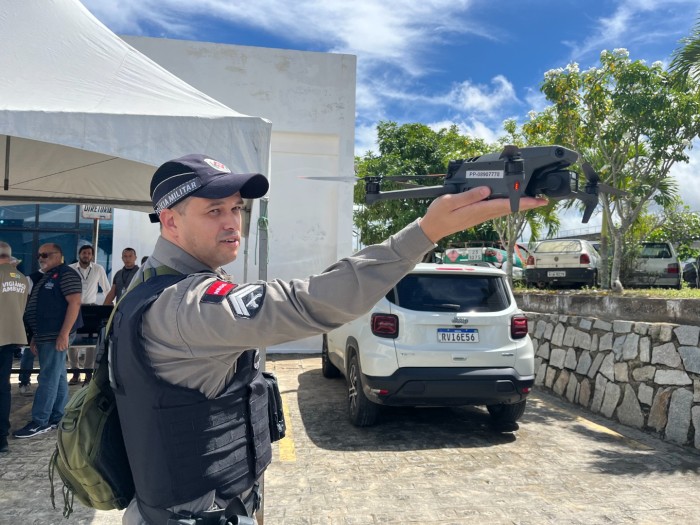 Saúde e Segurança da Paraíba realizam voo piloto com drone para identificar focos do mosquito Aedes Aegypti em Campina Grande