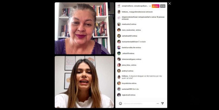 Secretária das Mulheres promove live sobre violência política de gênero 
