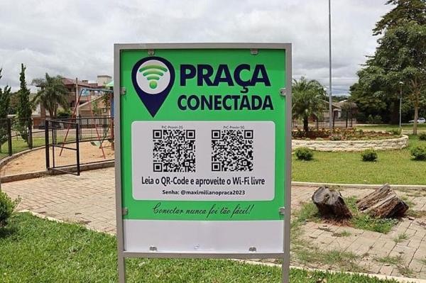 Vereador solicita placas informando wi-fi gratuito nos espaços públicos com acesso por QR Code