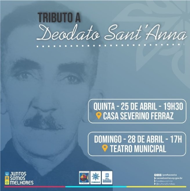 Fundass realiza atividades culturais de tributo aos 115 anos de Deodato Sant’Anna