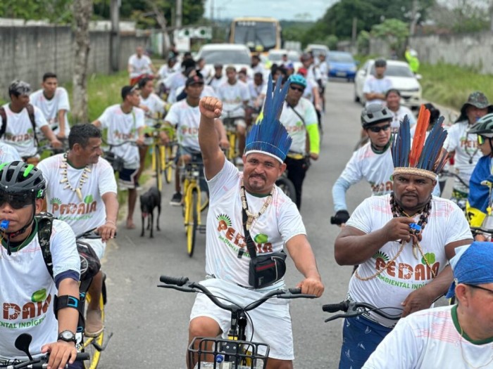 Pedala Ambiental Indígena unifica sustentabilidade e cultura dos povos originários em Manaus