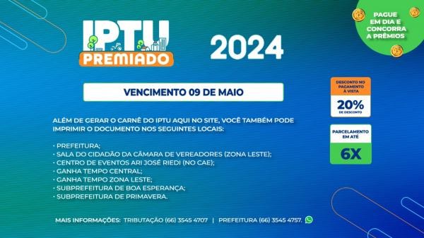 Foto: Reprodução/Prefeitura de Sorriso - MT