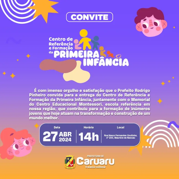 Foto: Reprodução/Prefeitura de Caruaru - PE