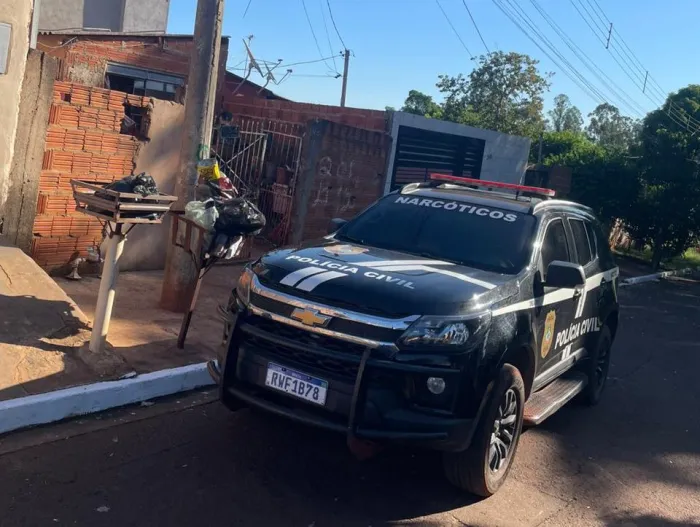 Polícia Civil fecha ponto de vendas de drogas no Jardim Aero Rancho