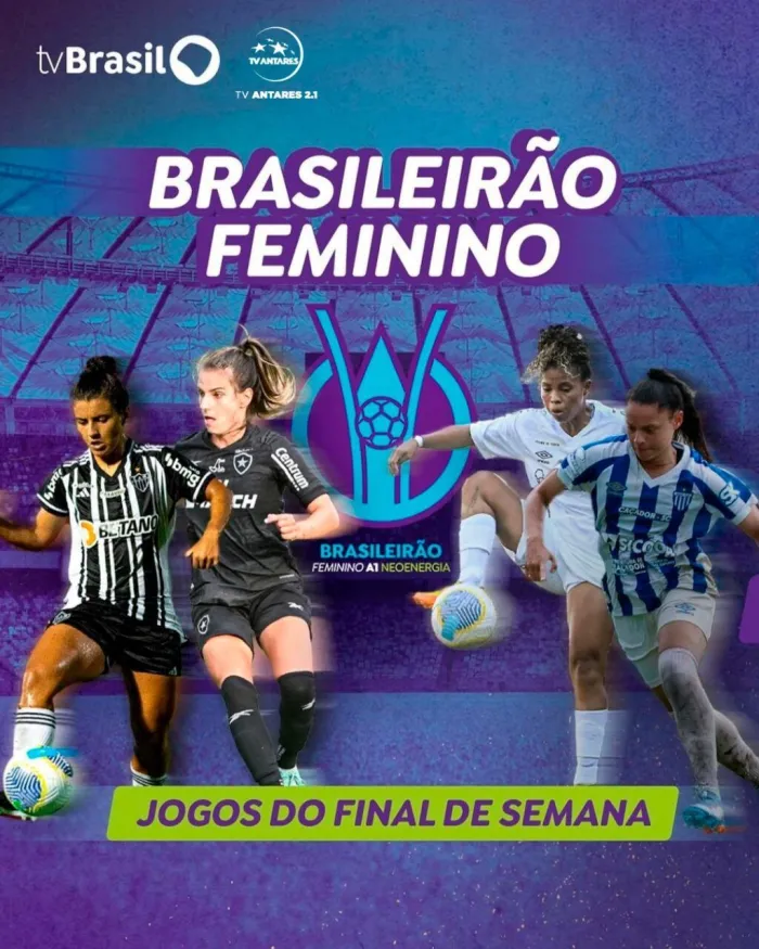 TV Antares transmite jogos do Brasileirão Masculino e Feminino nesta sexta (26) e no fim de semana 