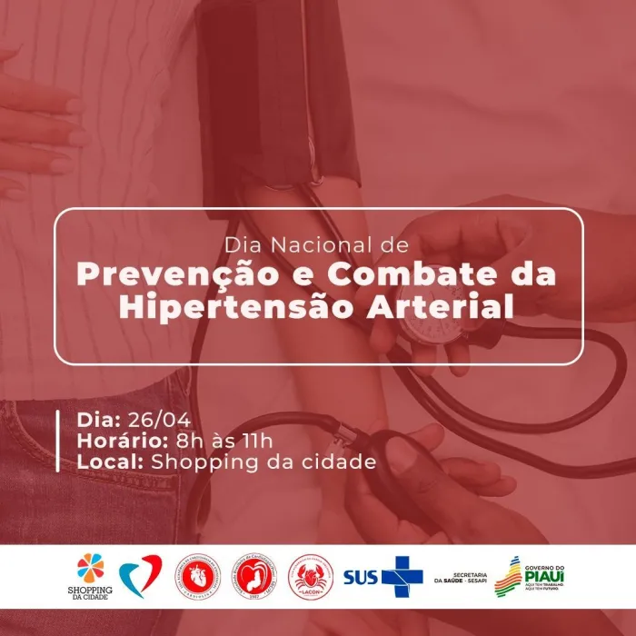 Sesapi realiza ação pelo Dia de Prevenção e Combate à Hipertensão Arterial nesta sexta (26)