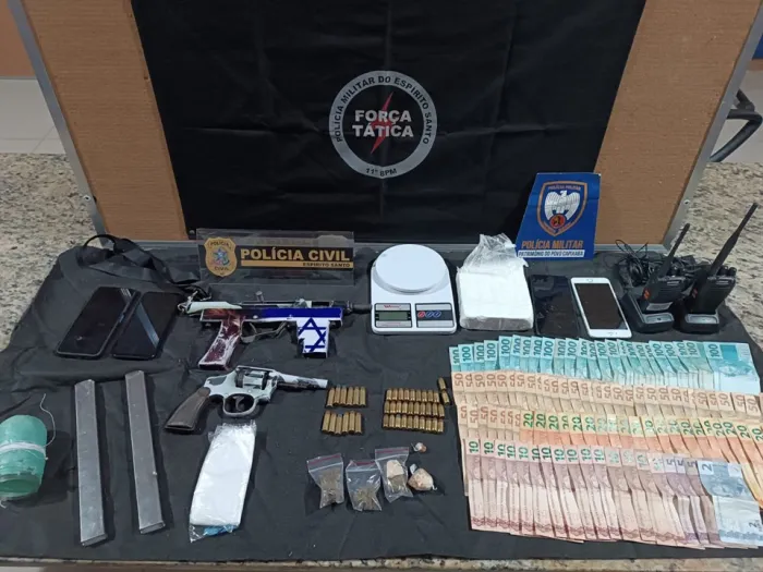 Polícia Militar detém cinco criminosos e aprende armas em Mantenópolis