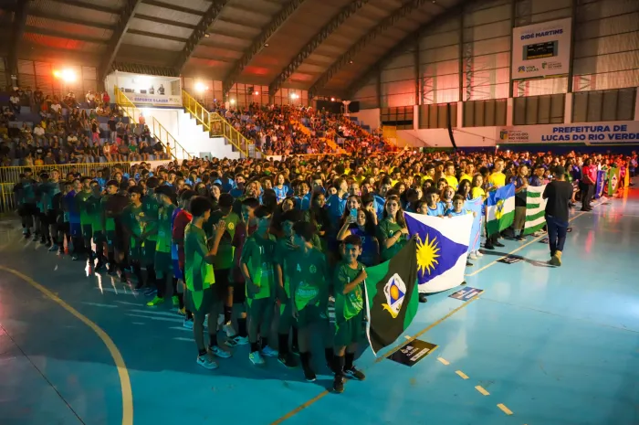 Abertura dos Jogos Escolares e Jogos Estudantis Mato-grossenses é marcada por animação
