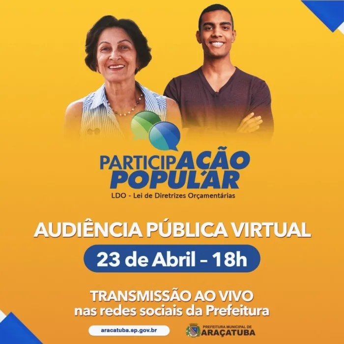 Audiência Pública é nesta terça-feira 