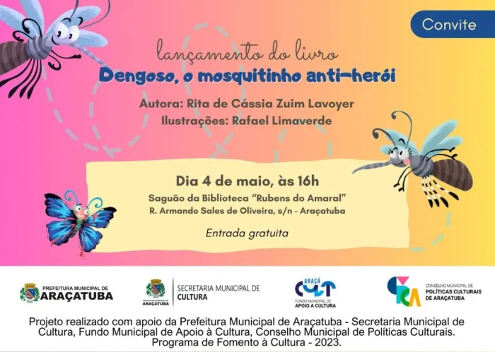 Imaginação, poesia e cidadania se misturam em novo livro que aborda dengue