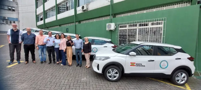 SES entrega cinco novos veículos para a renovação da frota da Vigilância Sanitária