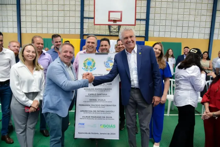 Novo colégio estadual de Aparecida de Goiânia atende alunos do 6º ao 9º ano do ensino fundamental e 1ª série do ensino médio (Foto: Rômulo Carvalho)